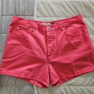 GAP Pink Jean Shorts Vibrant Summer Essential Size 12